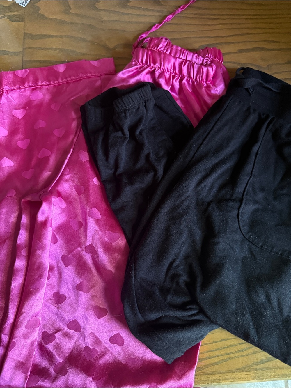 Black and Hot Pink Bottoms - 2-Pack